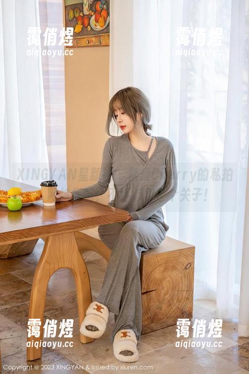 XINGYAN星颜社-晨晨Cherry XINGYAN星颜社 - 晨晨Cherry的私拍:网袜搭配,不小心卖了个关子!
